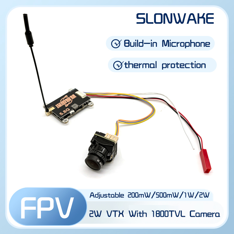 SLONWAKE 5.8G 56CH 2W transmit - Fpv Drone Camera 评论和价格