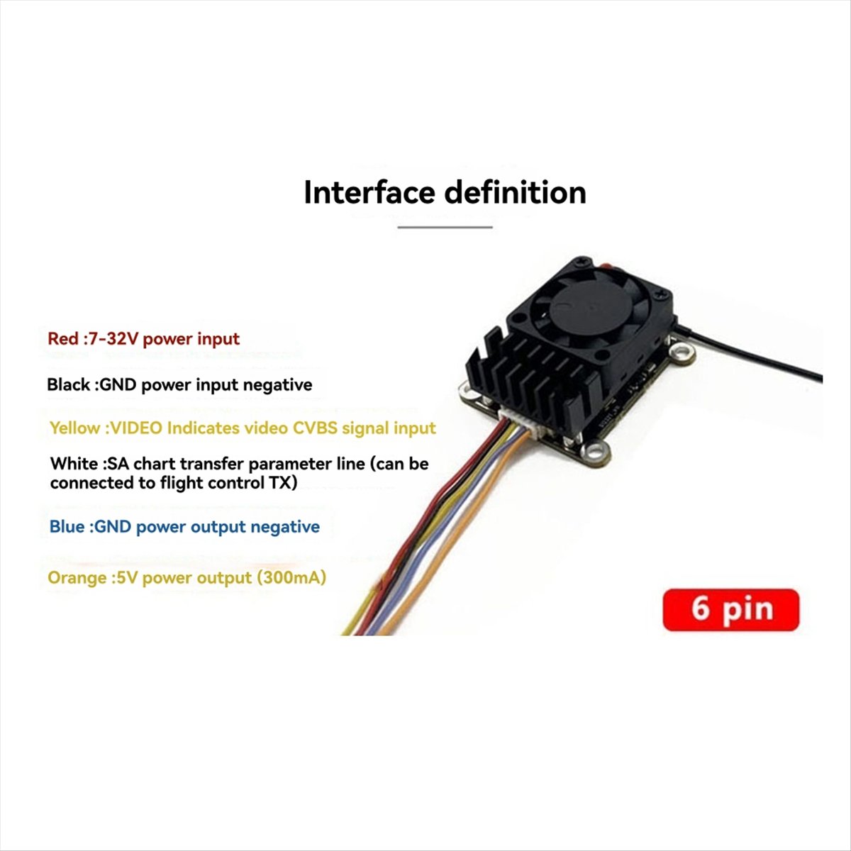 5.8G 2W VTX 2000mW FPV Video T - Fpv Drone Transmitter 评论和价格